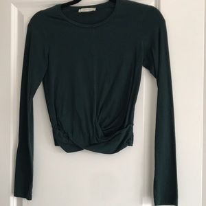 Teal crop top!
